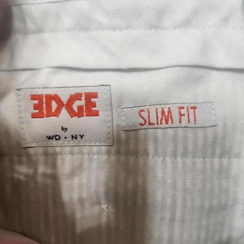 EDGE by W.O. NY Slim Fit Striped Pants with Suspenders 31x32